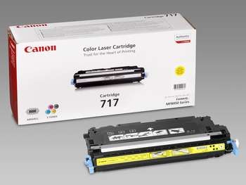 Original Canon 717Y (2575B002AA) Yellow Toner Cartridge